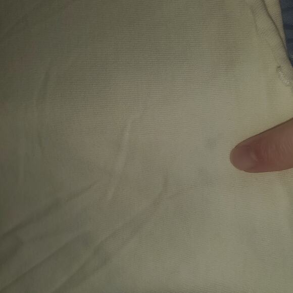 Vintage 90s Size 2X Anne Geddes 100% Cotton T Shirt Yellow Baby Daisies FLAWS - Picture 4 of 11